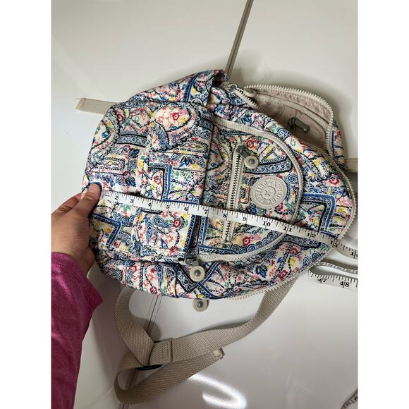 Kipling medium to small backpack purse floral, 13x8x6, for both girls & women - Picture 11 of 16